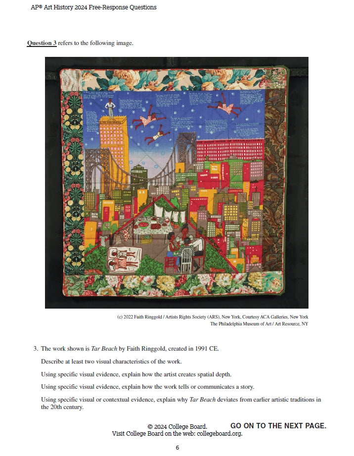 AP Art History - 12 Official Full Exam Papers from Year 1999 to 2024 with Answer