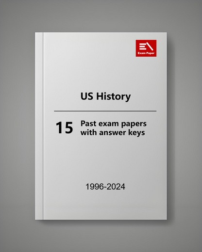 AP US History - 15 Official Full Exam Papers from Year 1996 to 2024 with Answer