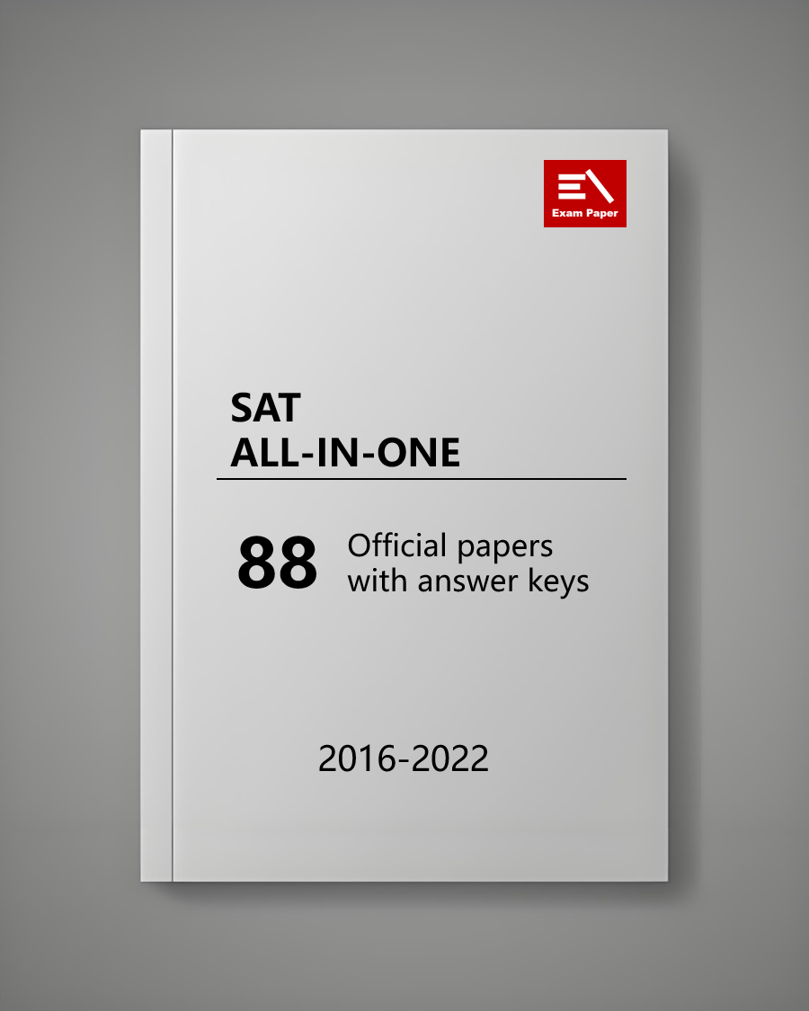 88 Official SAT QAS & Real Papers with Answer Keys