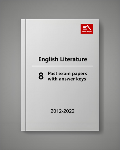 AP English Literature - 8 Official Full Exam Papers from Year 2012 to 2022 with Answer