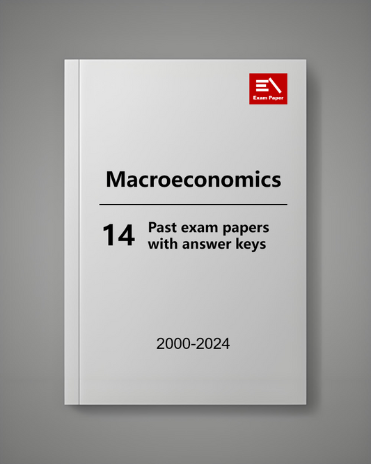 AP Macroeconomics - 14 Official Full Exam Papers from Year 2000 to 2024 with Answer