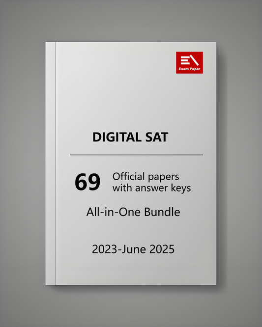 2023-2025 Digital SAT DSAT QAS & Real Papers with Answer Keys