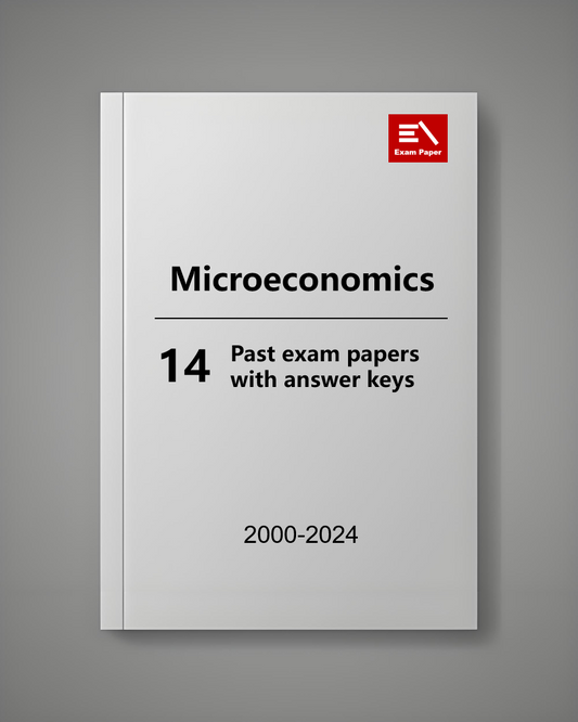 AP Microeconomics - 14 Official Full Exam Papers from Year 2000 to 2024 with Answer