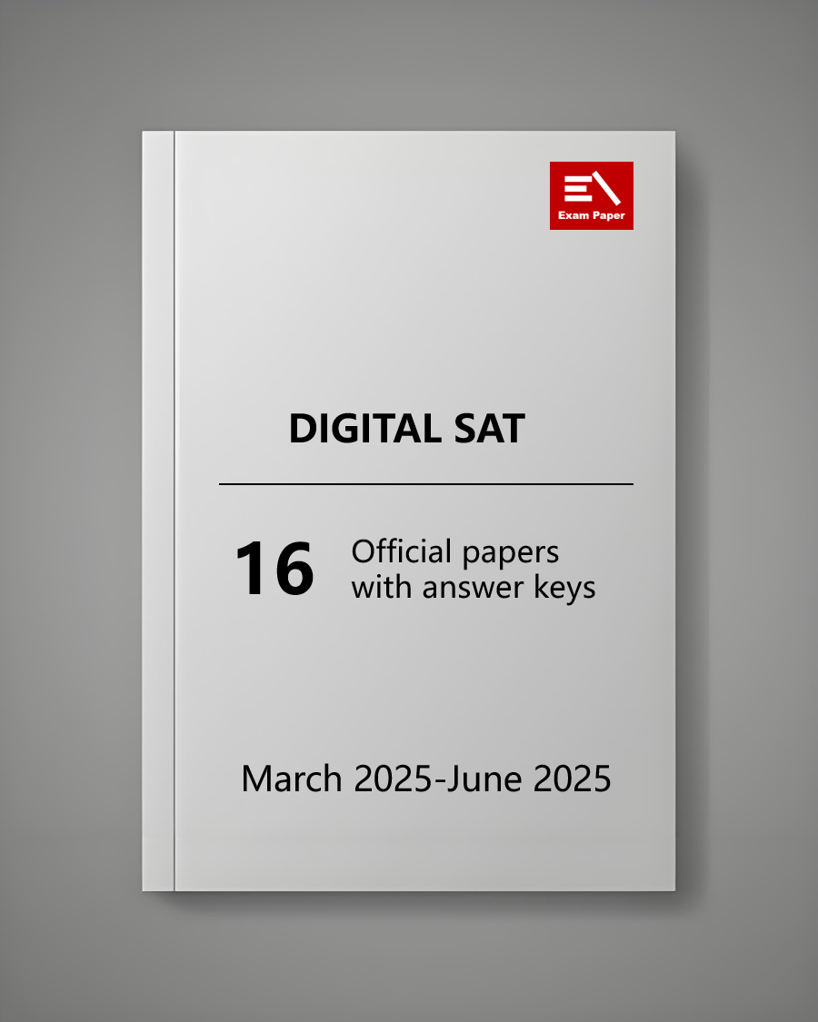 2023-2025 Digital SAT DSAT QAS & Real Papers with Answer Keys