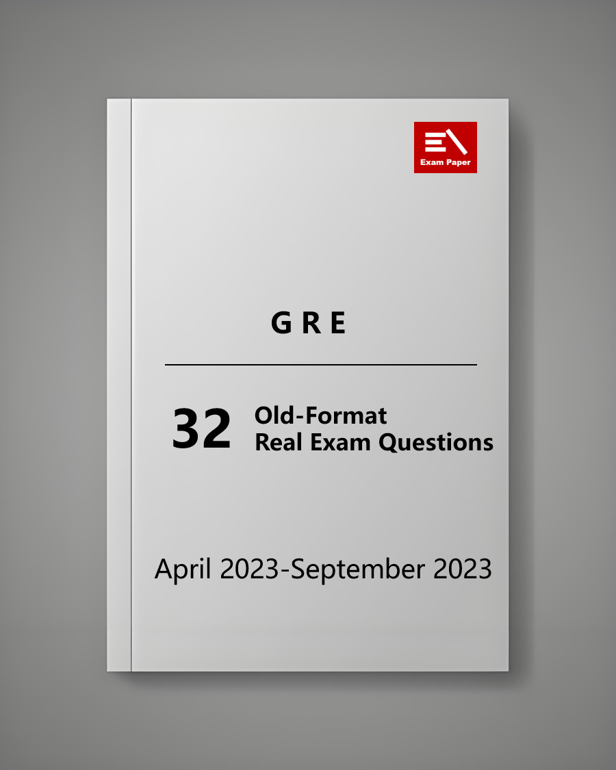 Latest 127 GRE Real Exam Questions 2023-2025