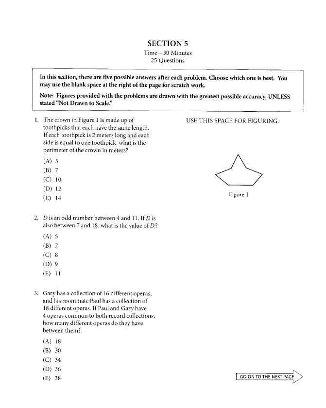 All SSAT Real Exam Papers