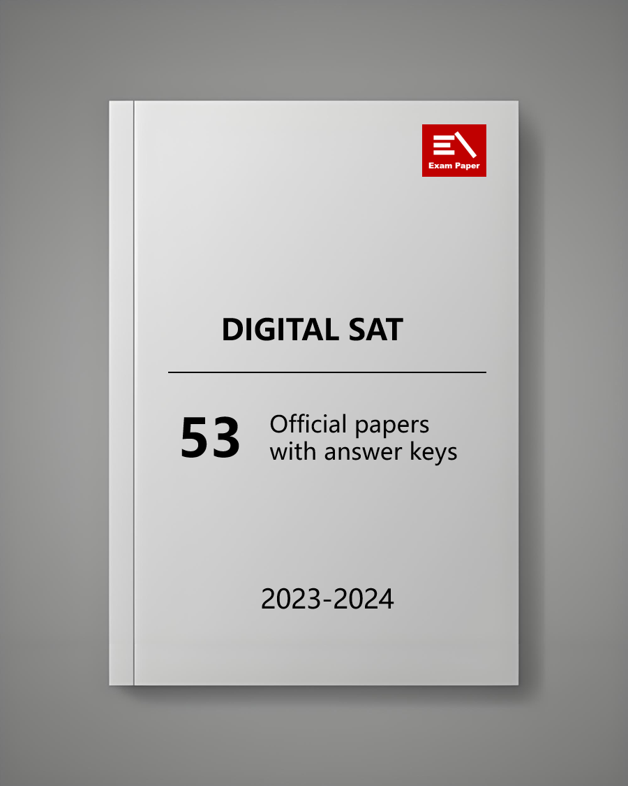 2023-2025 Digital SAT DSAT QAS & Real Papers with Answer Keys