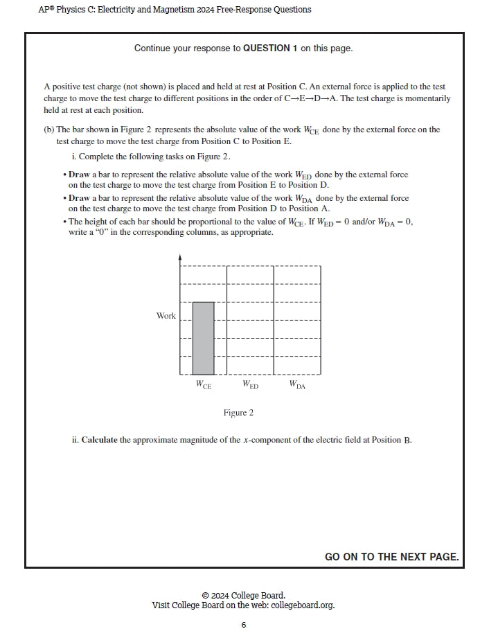 AP Physics C (Electricity & Magnetism) - 13 Official Full Exam Papers from Year 2003 to 2024 with Answer