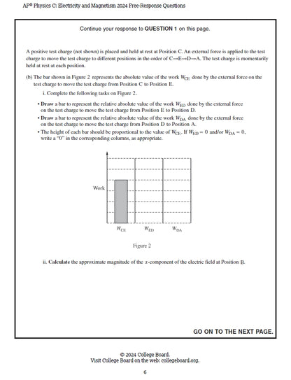 AP Physics C (Electricity & Magnetism) - 13 Official Full Exam Papers from Year 2003 to 2024 with Answer